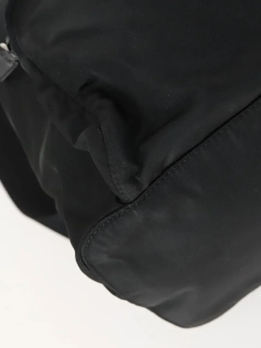 PRADA Backpack Nylon Black Silver Auth 156118 - Picture 4 of 16